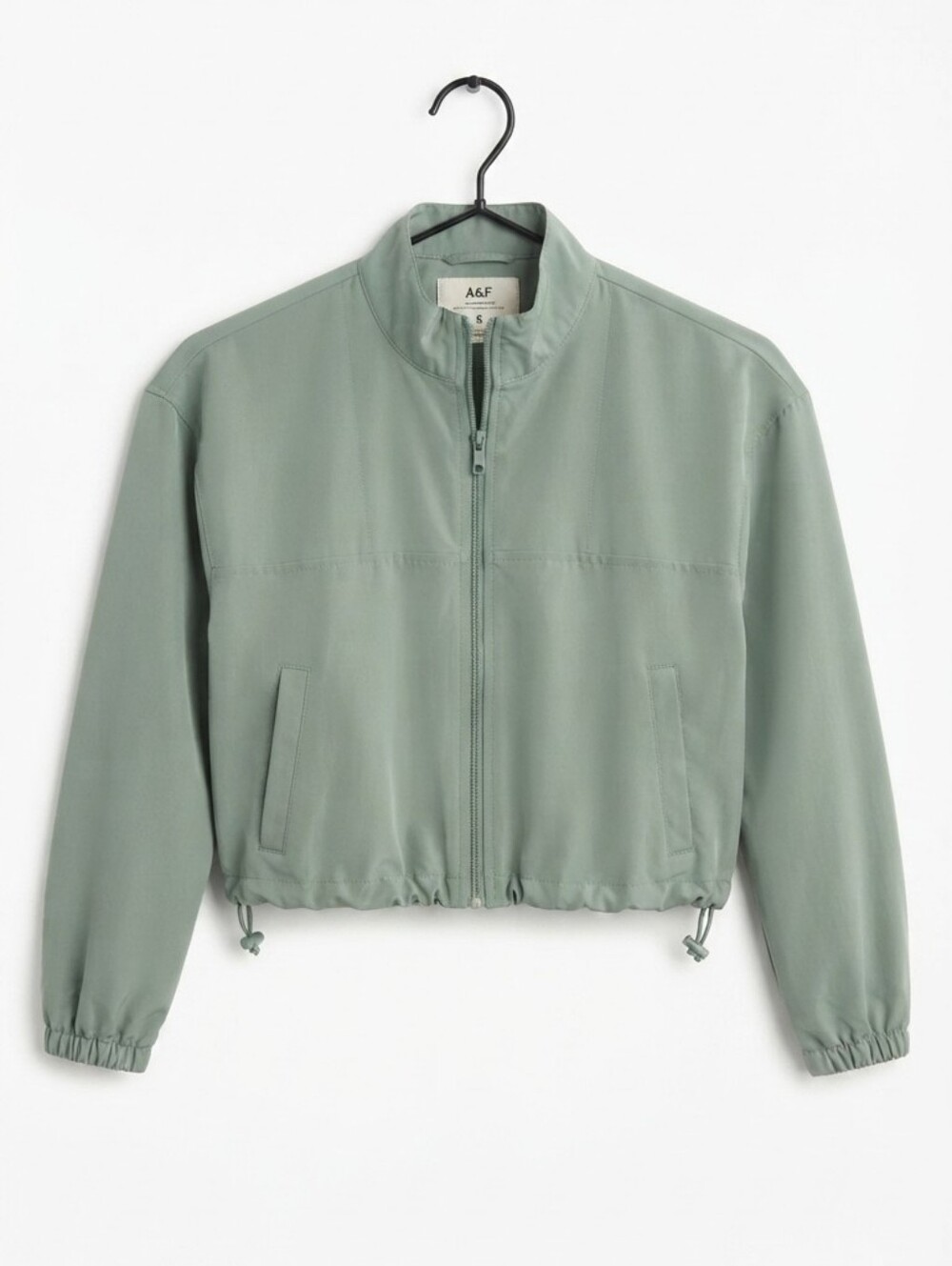Violet Skye Girls Sage Green Lightweight Full-Zip Bomber Jacket Size S 7
